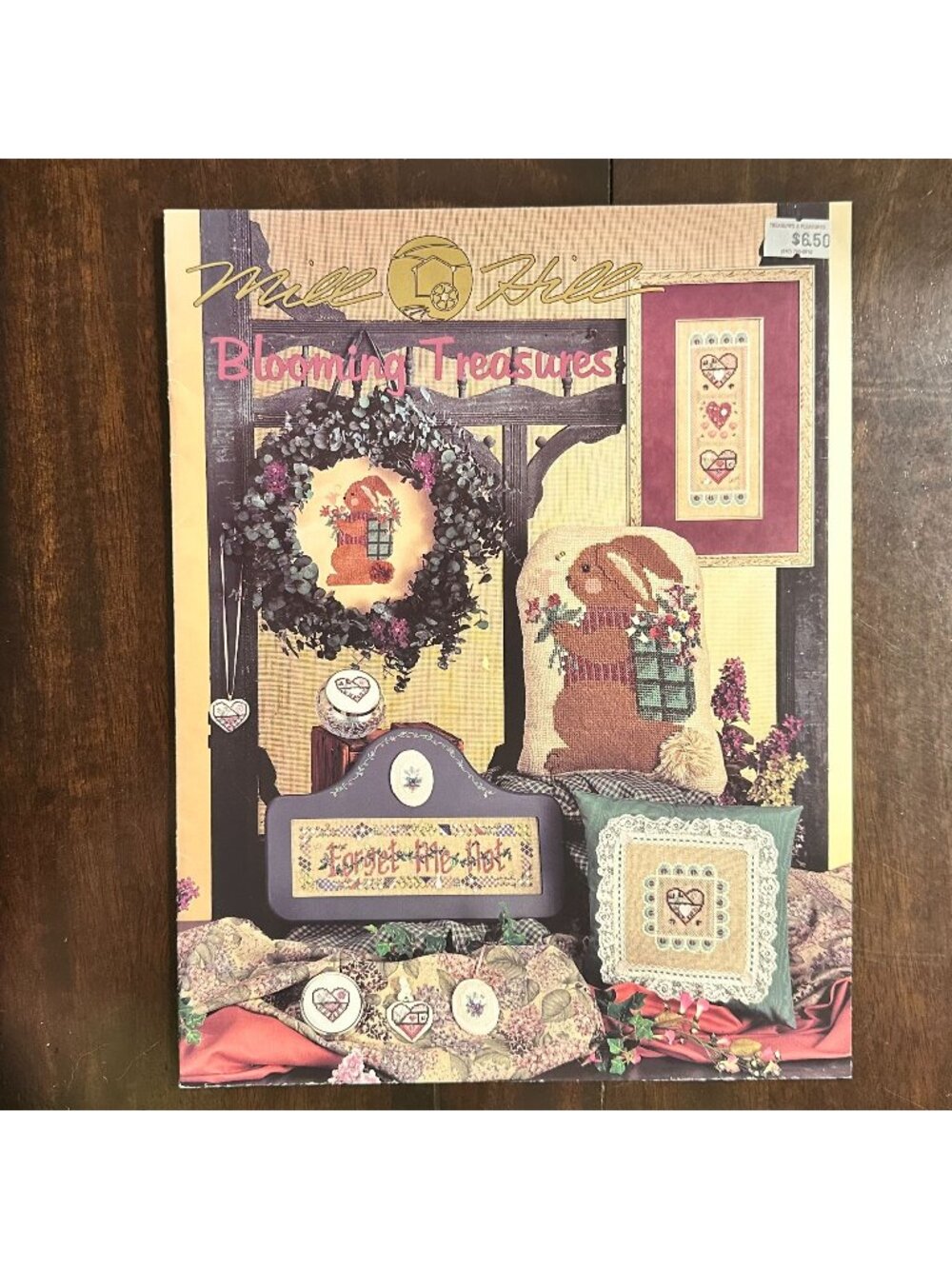 Mill Hill Blooming Treasures Bunny Cross Stitch Pattern Booklet